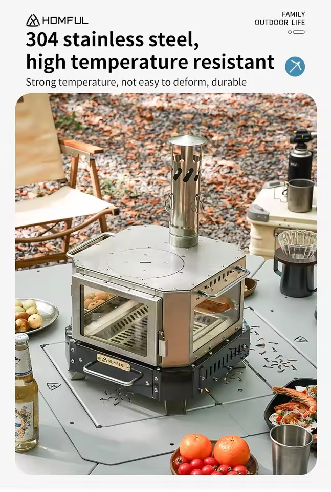 HOMFUL Tragbarer Holzofen für  – Home Cooking Set Bewertung und Preis