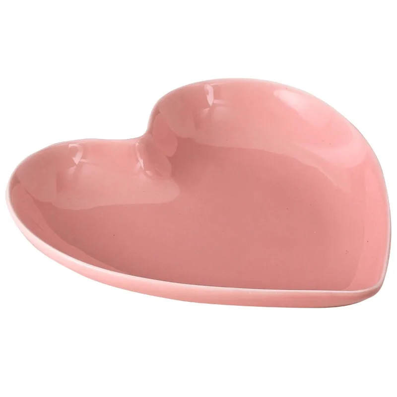 Kreative Rosa Herz Keramik Pla – Home Cooking Order Bewertung und Preis